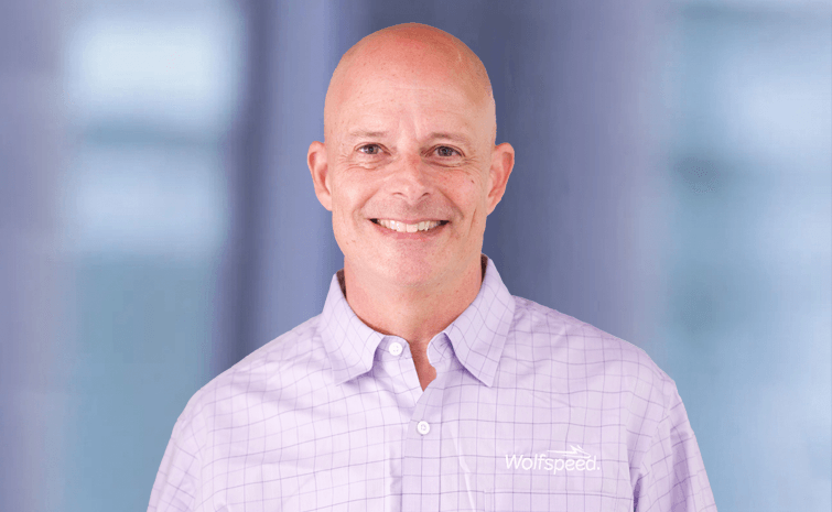 Headshot of Bret Zahn, VP & GM of Automotive at Wolfspeed