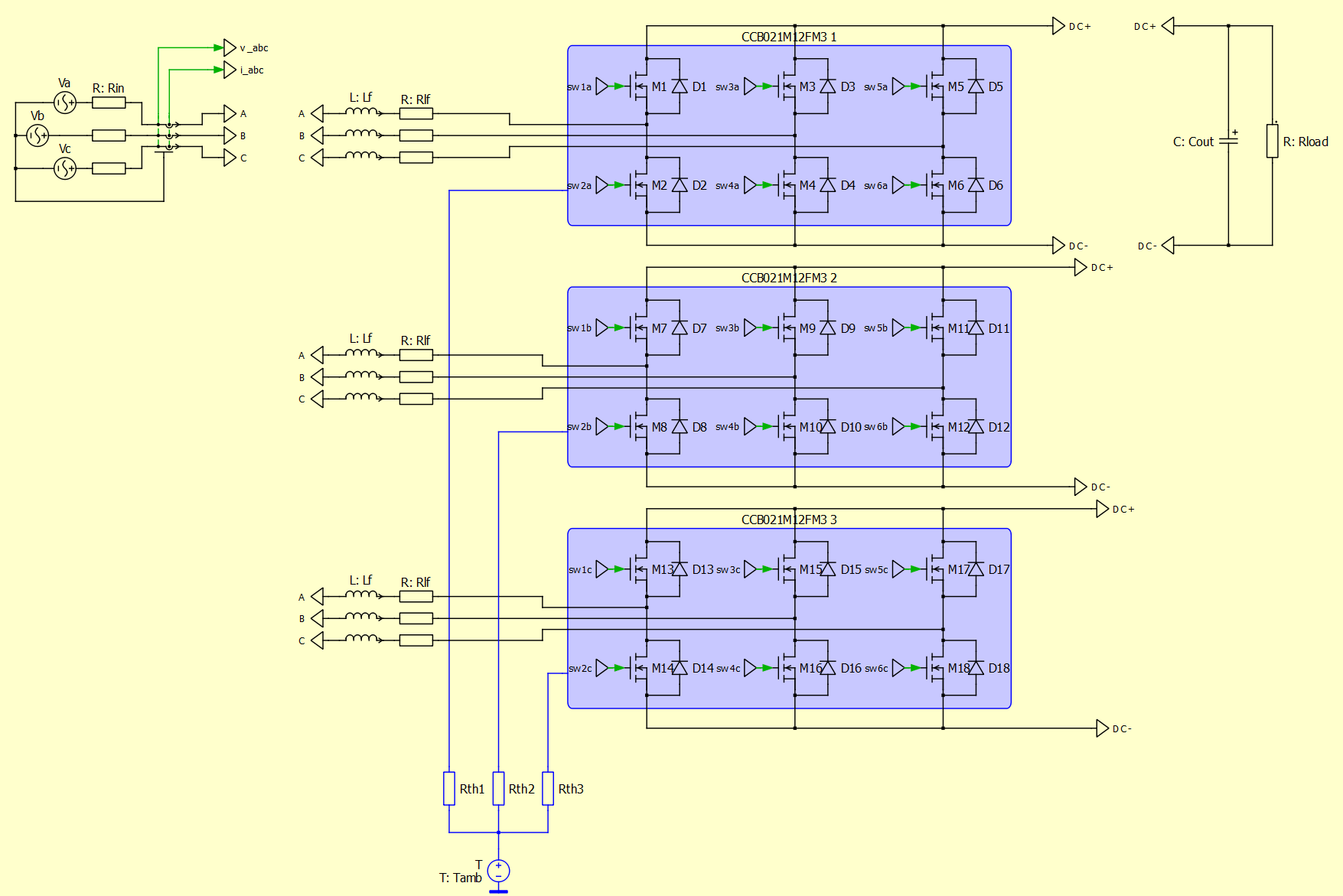 Active-Front End Model