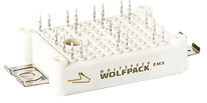 Close up product image of the Wolfspeed WolfPACK™ power modules