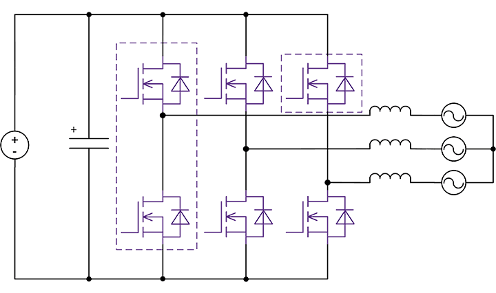 Three-phase-2-Level-Inverter-Dashed-MOSFET-and-Power-Module