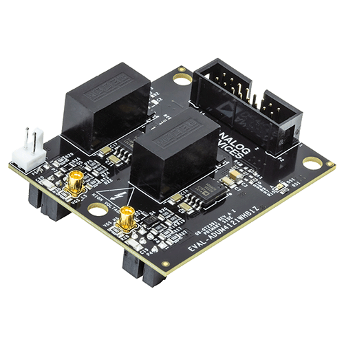 Product shot of the Analog Devices ADuM4121 Half Bridge Gate Driver Board