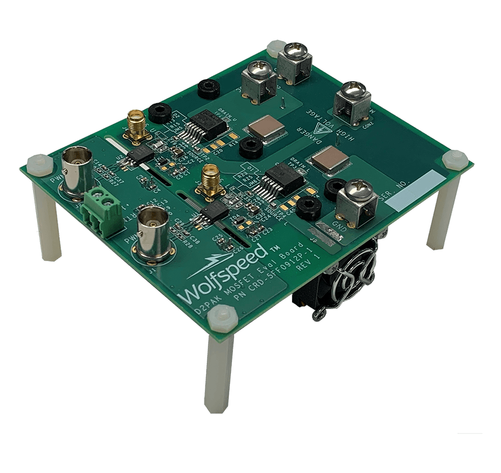Product shot of Wolfspeed's KIT-CRD-8FF90P Evaluation Board