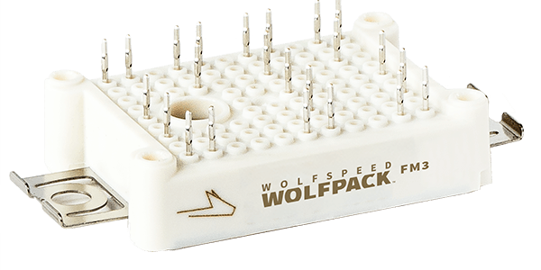 Product shot of the WolfPACK SiC Power Modules in the FM3 package.