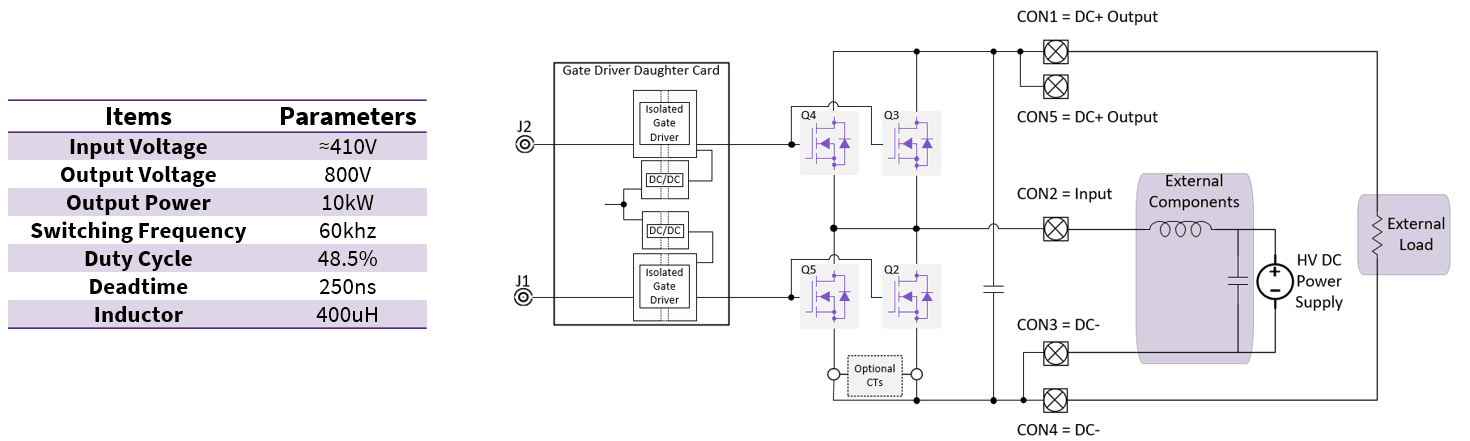 Figure 7: Synchronous buck converter configuration of KIT-CRD-HB12N-J1