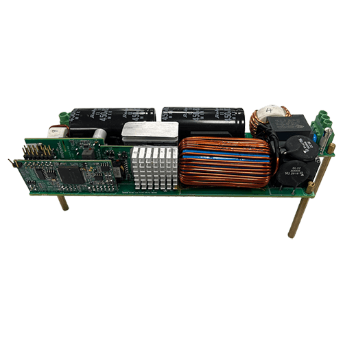 Product shot of Wolfspeed's 3.6kW Bridgeless Totem-Pole PFC reference design.