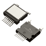 Composite image of the top & bottom of Wolfspeed's Discrete Silicon Carbide (SiC) MOSFET in a TSC (U2) package.
