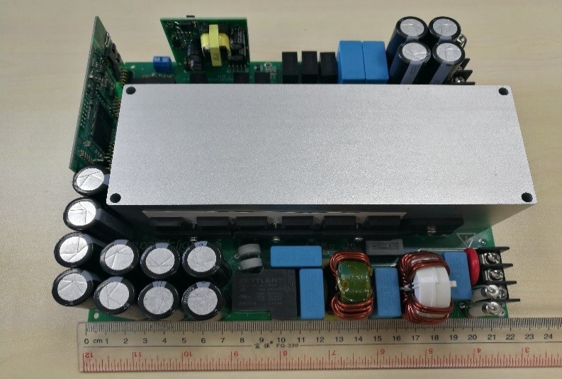 Figure 4: 6.6 kW bidirectional OBC prototype based on TO-247 650 V SiC MOSFET.