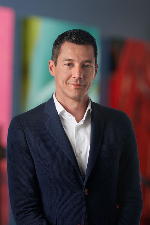Professional portrait of Angelo Cancian, Wolfspeed's Senior Vice President of Global Sales and Marketing.