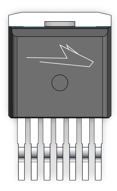 Illustrated image of a SiC MOSFET