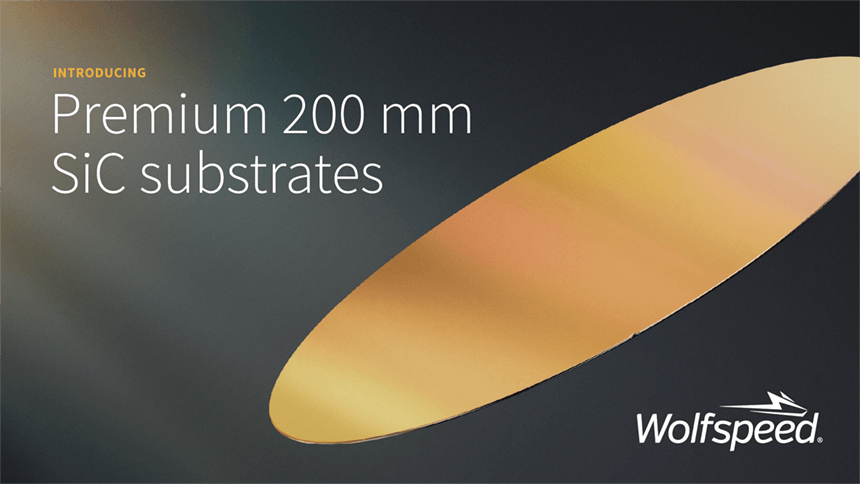Featured image of a wafer - Introducing Premium 200 mm SiC substrates