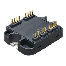 Isometric view of the Wolfspeed Half-Bridge DM Power Module.