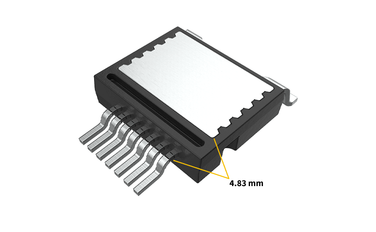 Top Side Cooling Pin View