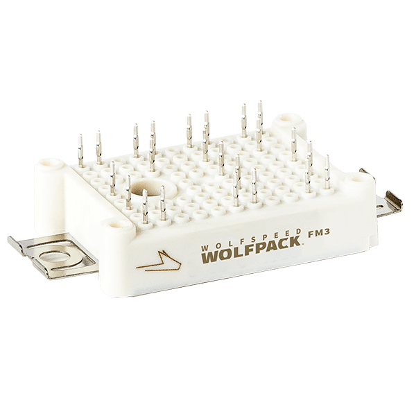 Product image of the Wolfspeed Wolfpack SiC Power Module in the FM3 package.